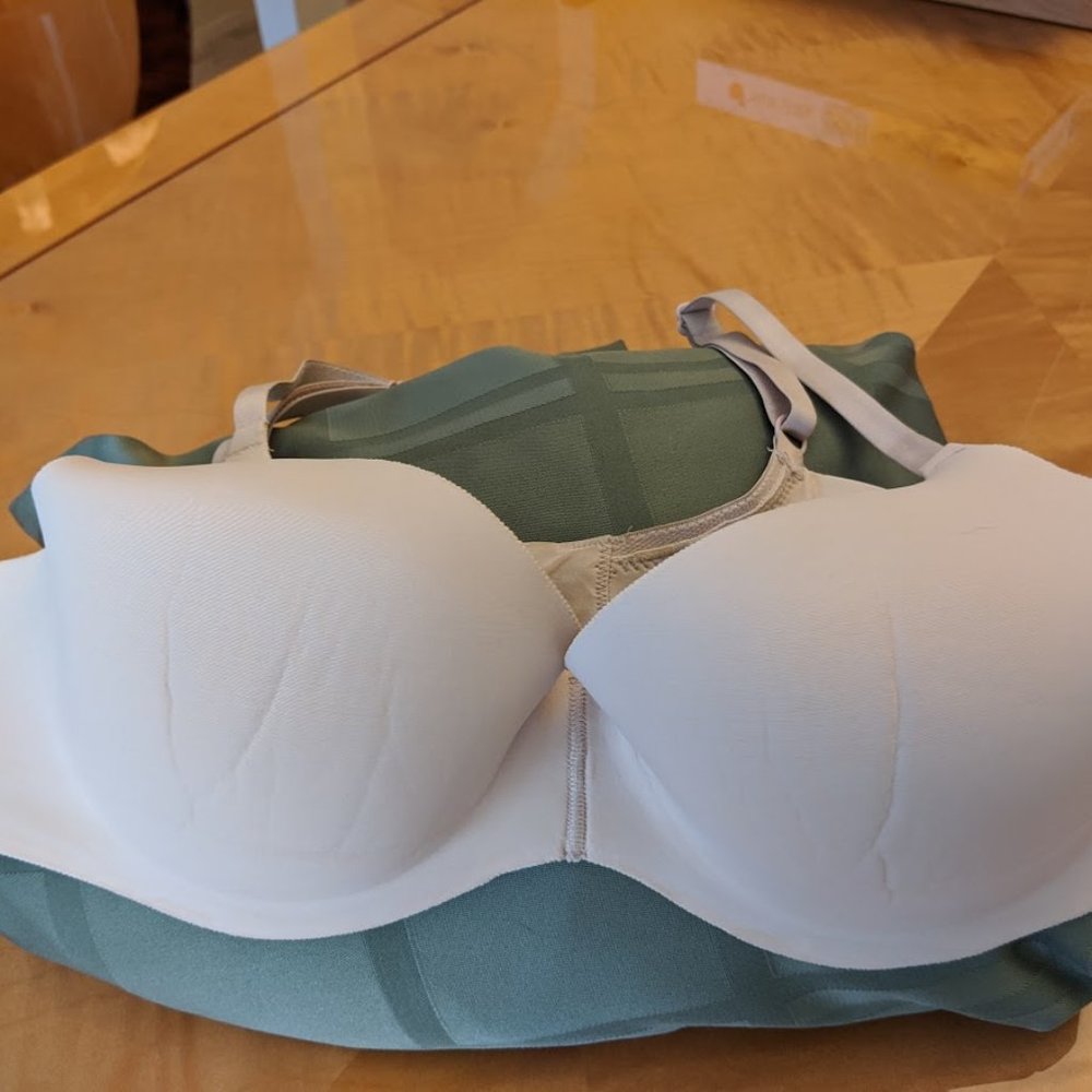 NWOT Warner's bra 36D cream